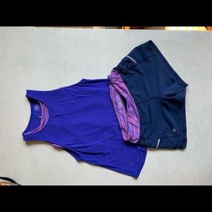 Athleta Girls 8/10 set EUC.